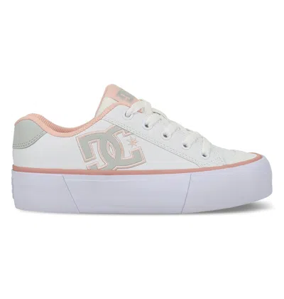 Dc Shoes Women's Chelsea Platform Shoes In White