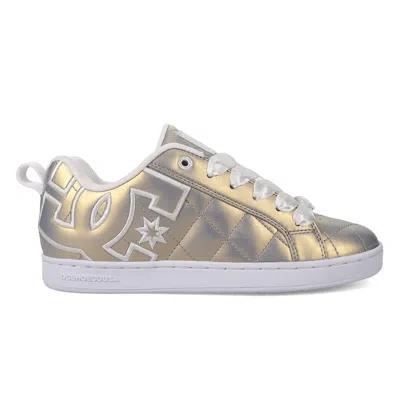 Dc Shoes Women's Court Graffik Lt Shoes In Gray