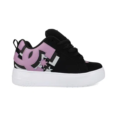 Dc Shoes Women's Court Graffik Platform Shoes In Black