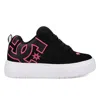 Dc Shoes Women's Court Graffik Platform Shoes In Black