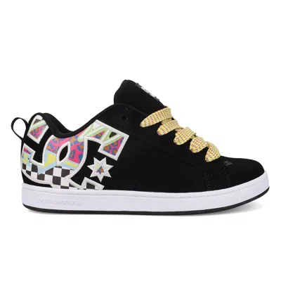 Dc Shoes Women's Court Graffik Shoes In Black
