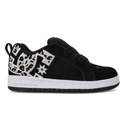 Dc Shoes Women's Court Graffik Shoes In Black
