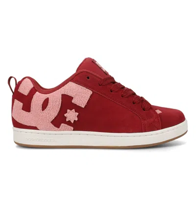 Dc Shoes Women's Court Graffik Shoes In Red