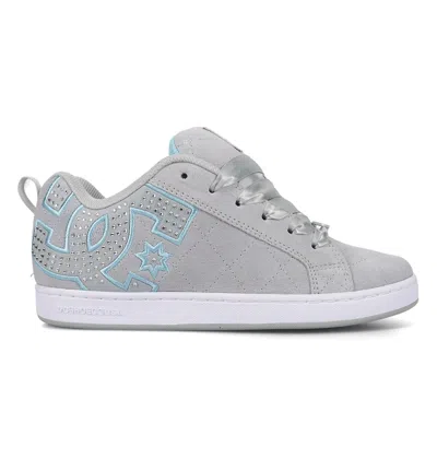 Dc Shoes Women's Court Graffik Special Edition Shoes In Gray