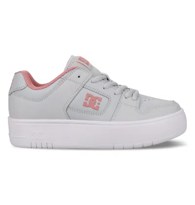 Dc Shoes Women's Manteca 4 Platform Shoes In Gray