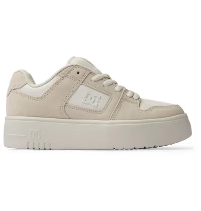 Dc Shoes Women's Manteca 4 Platform Shoes In Neutral