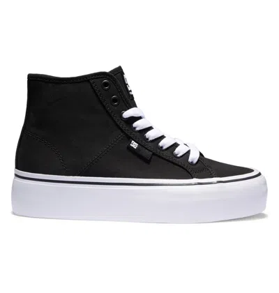 Dc Shoes Women's Manual Hi Platform High-top Shoes In Black