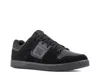 Dc Work Crew Wide Width Cure Work Sneaker In Black