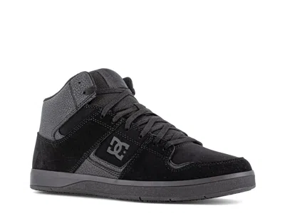 Dc Work Crew Wide Width Cure Work Sneaker In Black
