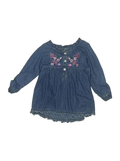 Pre-owned Ddg Darlings Kids' 3/4 Sleeve Blouse In Blue