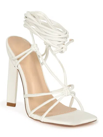Ddk Women's Strappy Heel In White