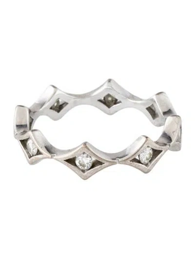 Pre-owned De Beers 18k Diamond Band In Multicolor