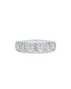 De Beers Forevermark Center Of My Universe Five Stone Halo Band In 18k White Gold, 0.95 Ct. T. W. In White