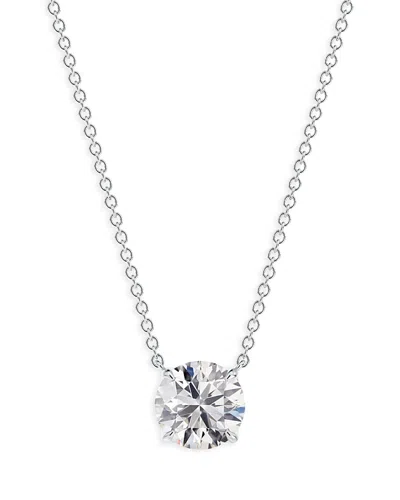 De Beers Forevermark Diamond Classic Solitaire Pendant Necklace In 18k White Gold, 1.0 Ct. T. W.