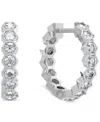 De Beers Forevermark Portfolio By  Diamond Honeycomb Extra Small Hoop Earrings (3/8 Ct. T.w.) In 14k In White Gold