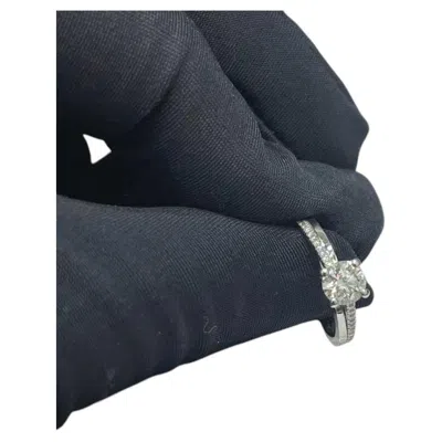 Pre-owned De Beers The Promise Solitaire Diamond Ring 0.7ct Vs1 Color G Size 48 In Multi
