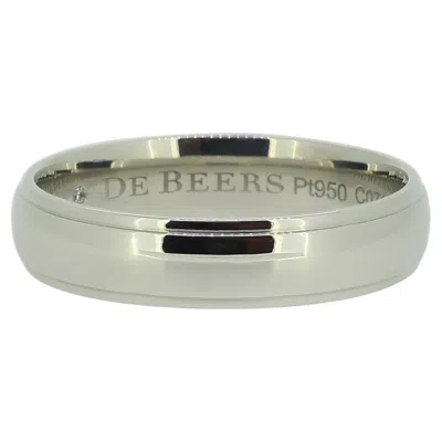 Pre-owned De Beers Wedding Band Ring In Multi