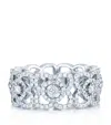 DE BEERS WHITE GOLD ENCHANTED LOTUS BAND