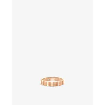 De Beers Womens Rvl 18ct Rose-gold Ring