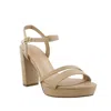 De Blossom Collection Amara Nude Heel In Brown