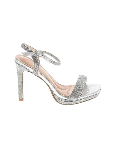 Pre-owned De Blossom Collection Sandals In Silver