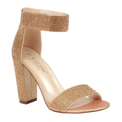 De Blossom Collection Women's Celina Sixteen Sandal In Rose Gold In Brown