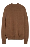 De Bonne Facture Countryside Wool Sweater In Brown