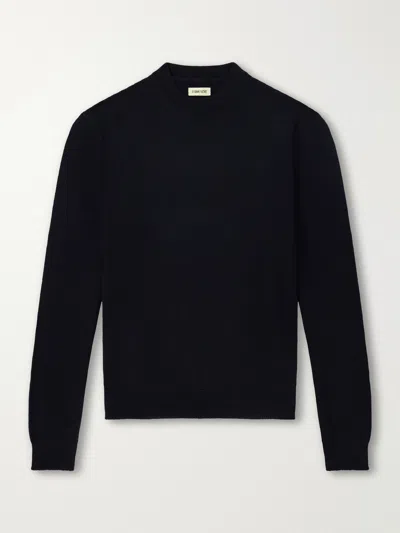 De Bonne Facture Merino Wool Sweater In Black