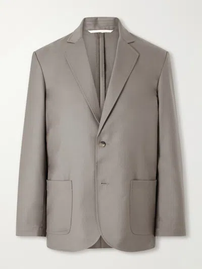 De Bonne Facture Writers Virgin Wool Suit Jacket In Gray