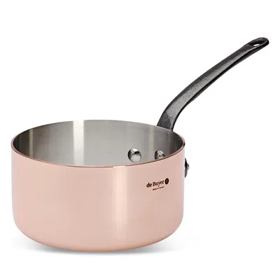 De Buyer 1.3 Quart Copper Saucepan In Brown