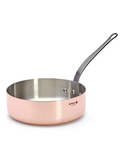 De Buyer 1.9 Quart Copper Saute Pan In Pink
