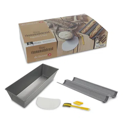 De Buyer 4 Piece Bread Baking Set In Animal Print