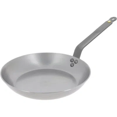 De Buyer 5611.28 Mineral B 11-inch Carbon Steel Omelette Pan, 1 Liter, Silver