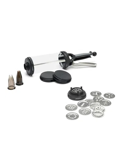 De Buyer Le Tube Decorating Tool 18-piece Set In Black