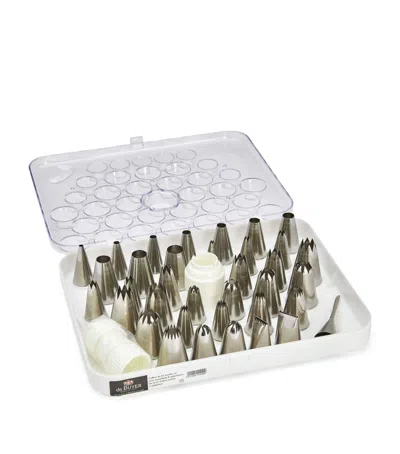 De Buyer Stainless Steel Baking Nozzles In Silver