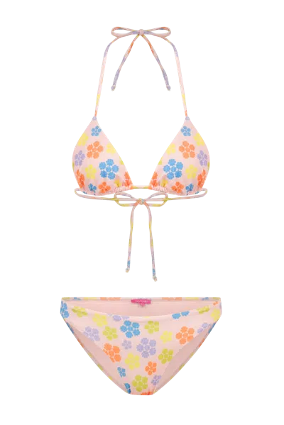 De Clara Anemone Bikini Set In Multi