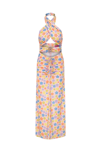 De Clara Anemone Dress In Multi