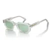 De-gamme Malta - Bold Geometric Frame Rectangle Polarized Sunglasses