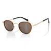 De-gamme Paris - Retro Round Polarized Sunglasses