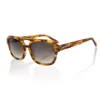 De-gamme Rome - Brown Rectangle Polarized Sunglasses