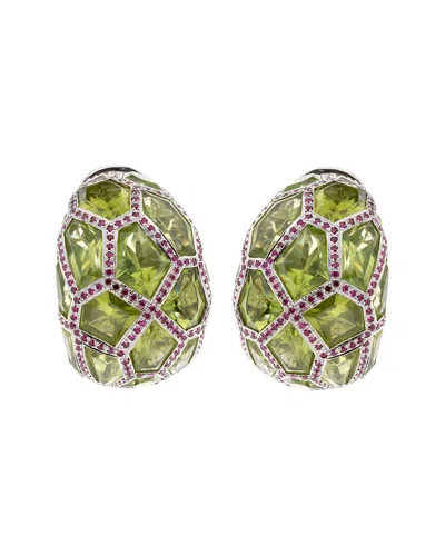 DE GRISOGONO DE GRISOGONO 18K 20.00 CT. TW. GEMSTONE HOOPS (AUTHENTIC PRE-OWNED)