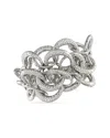 De Grisogono 18k 34.00 Ct. Tw. Diamond Bracelet (authentic Pre-loved) In Silver
