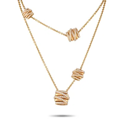 De Grisogono Allegra 18k Rose Gold Diamond Necklace Dg13-061125