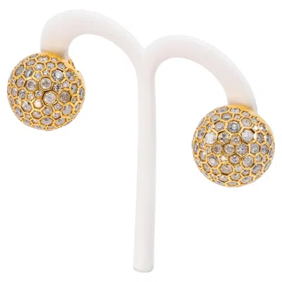 Pre-owned De Grisogono Icy Diamond Earrings In Multi
