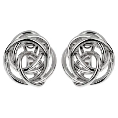 Pre-owned De Grisogono Matassa 18k White Gold Earrings