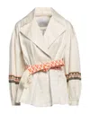 De' Hart Coats In White