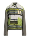 De' Hart Woman Jacket Light Grey Size 6 Polyester, Cotton, Wool In Grey
