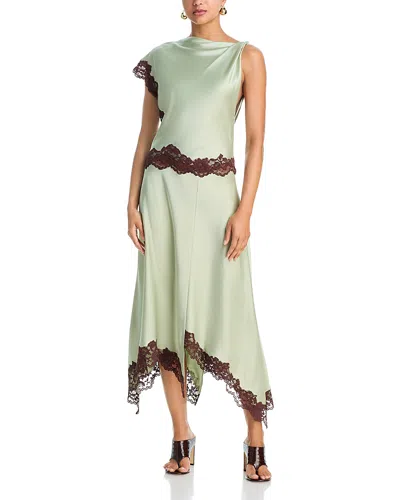 De La Vali Adriana Midi Dress In Green