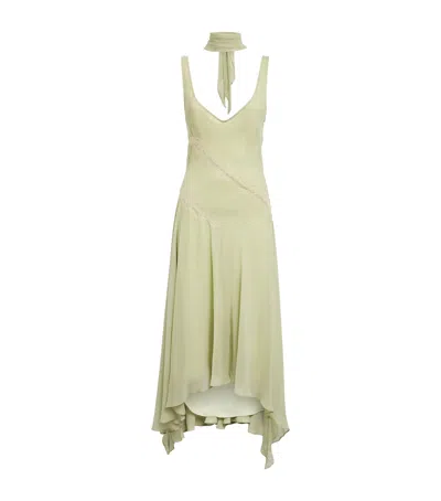De La Vali Aurora Midi Dress In Green