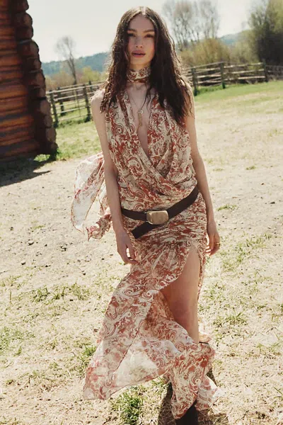 De La Vali Azul Maxi Dress In Neutral